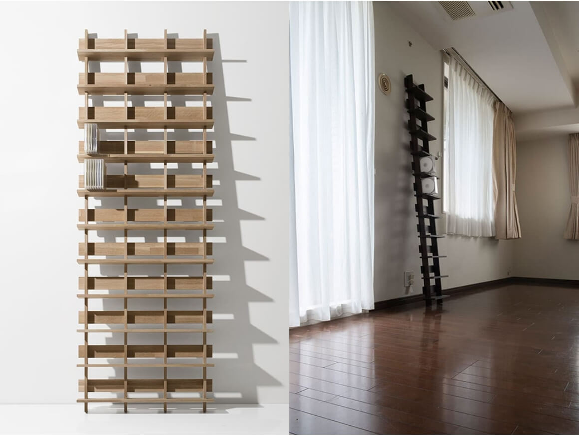 クリエイティブな家具 見せる収納ラック