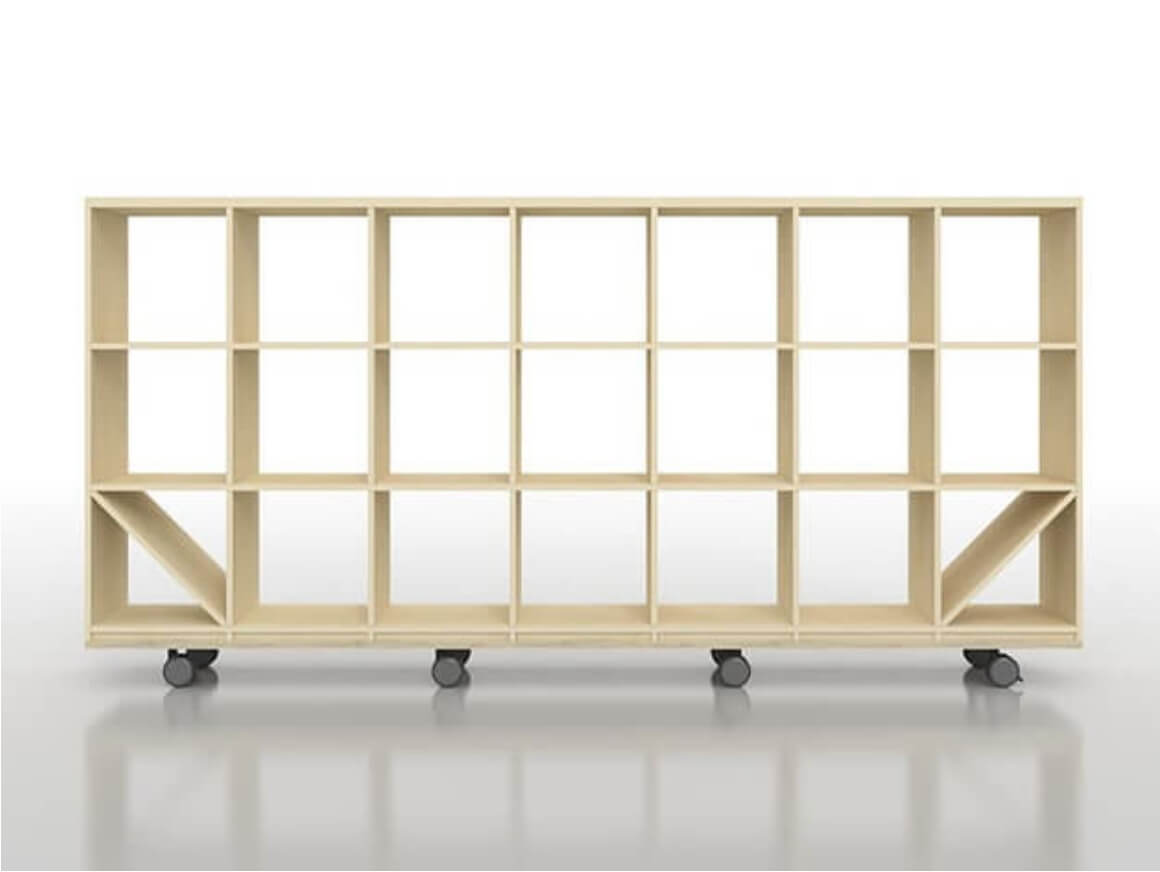 クリエイティブな家具 ロータイプ本棚