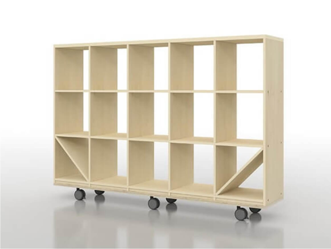 クリエイティブな家具 ロータイプ本棚