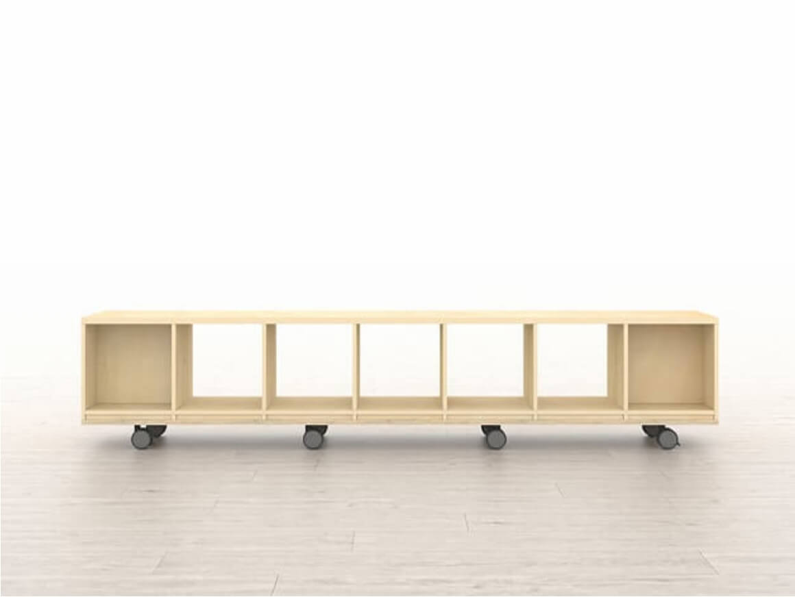 クリエイティブな家具 ロータイプ本棚