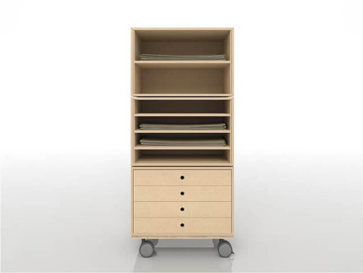 クリエイティブな家具 ビー玉でスタッキングする収納