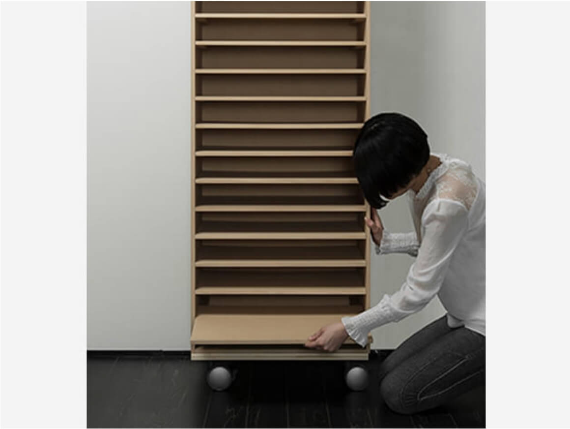 クリエイティブな家具 収納棚