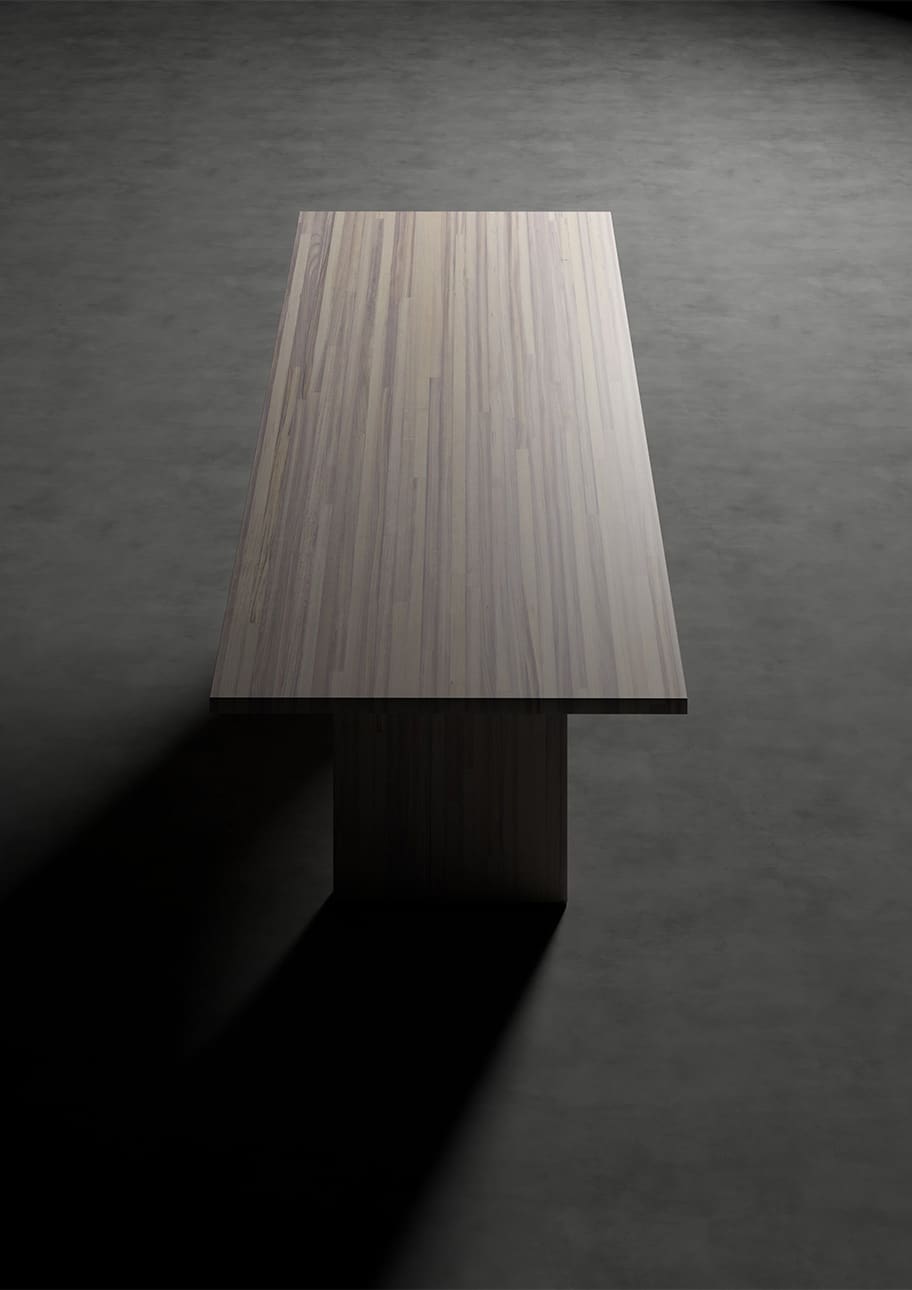 ダイニングテーブル 木製脚 幅1800 奥行900 天然木 無垢集成材 4人掛け 6人掛け シンプル スタイリッシュ モダン おしゃれ 大型 大きい