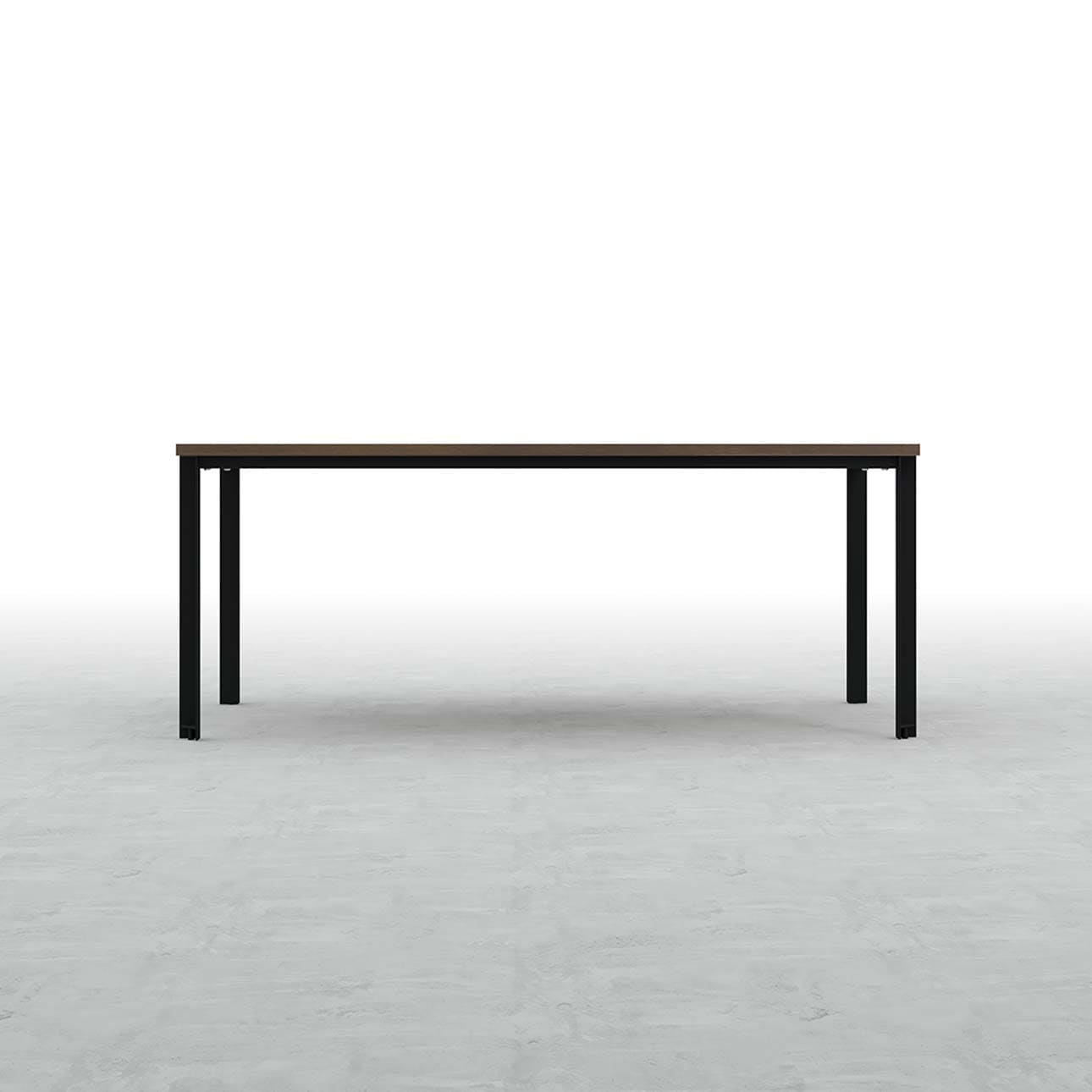 Tavola ダイニングテーブル スチール脚（SL） 幅1800×奥行900㎜ ハックベリー（ブラウン）