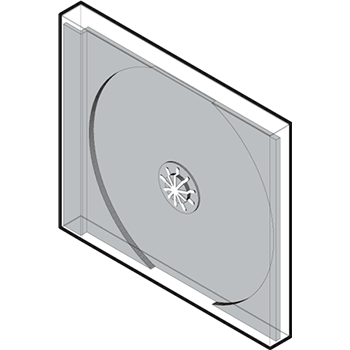 CD紙ケース 内側ポケット付き 白＋OPP製外袋 50組セット|メディア 