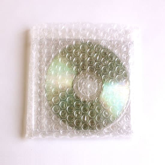 CD発送用 エアキャップ袋（プチプチ梱包材）CD1枚用 200枚セット|CD袋 