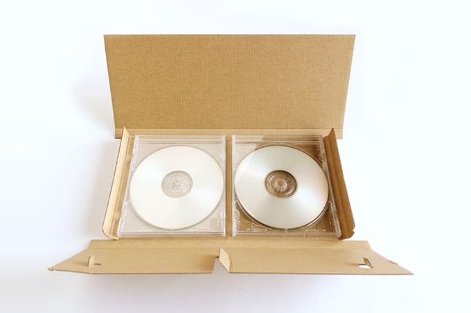 CD発送用 段ボール CD1-2枚用 100箱セット