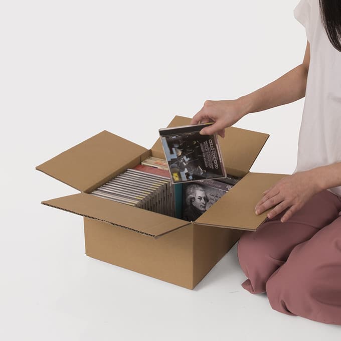 CD用 段ボール箱 50枚用 10箱セット|CD袋 保管用品の通販ならマルゲリータ
