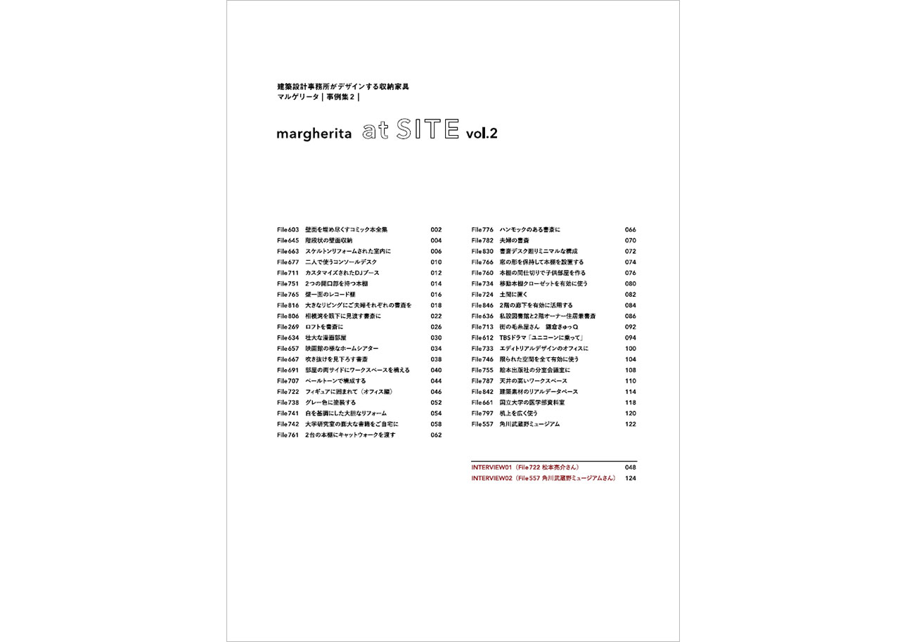 マルゲリータ 事例集 / margherita at SITE