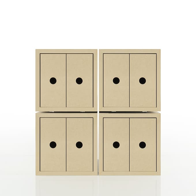 ペンなどの筆記具を立てて収納。