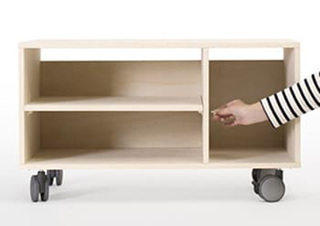 Storage Cart キャスター付きプリンター台 2段タイプ(A3用紙収納)