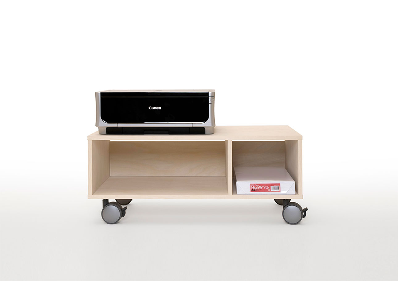 Storage Cart キャスター付きプリンター台 1段タイプ(A3用紙収納)