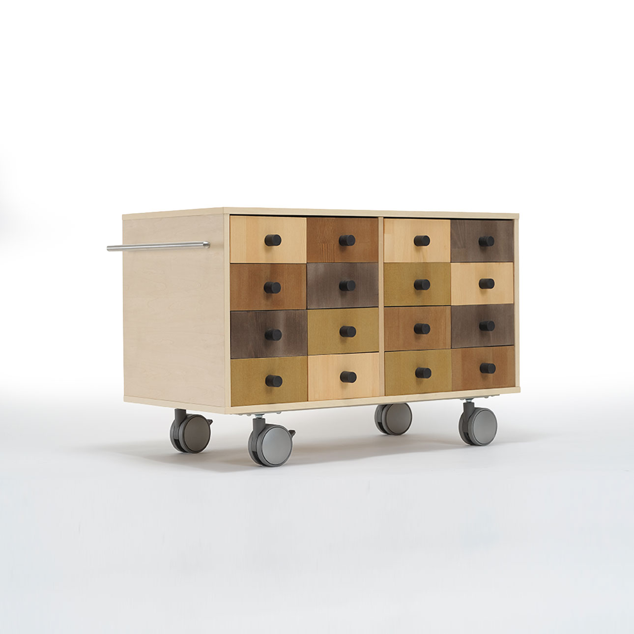 Storage Cart キャスター付き収納カート 小物チェスト 4段×4列 ロータイプ