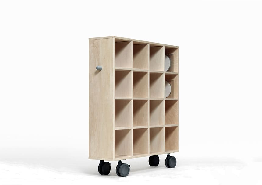 Storage Cart キャスター付き収納カート 標準タイプ CD収納カート