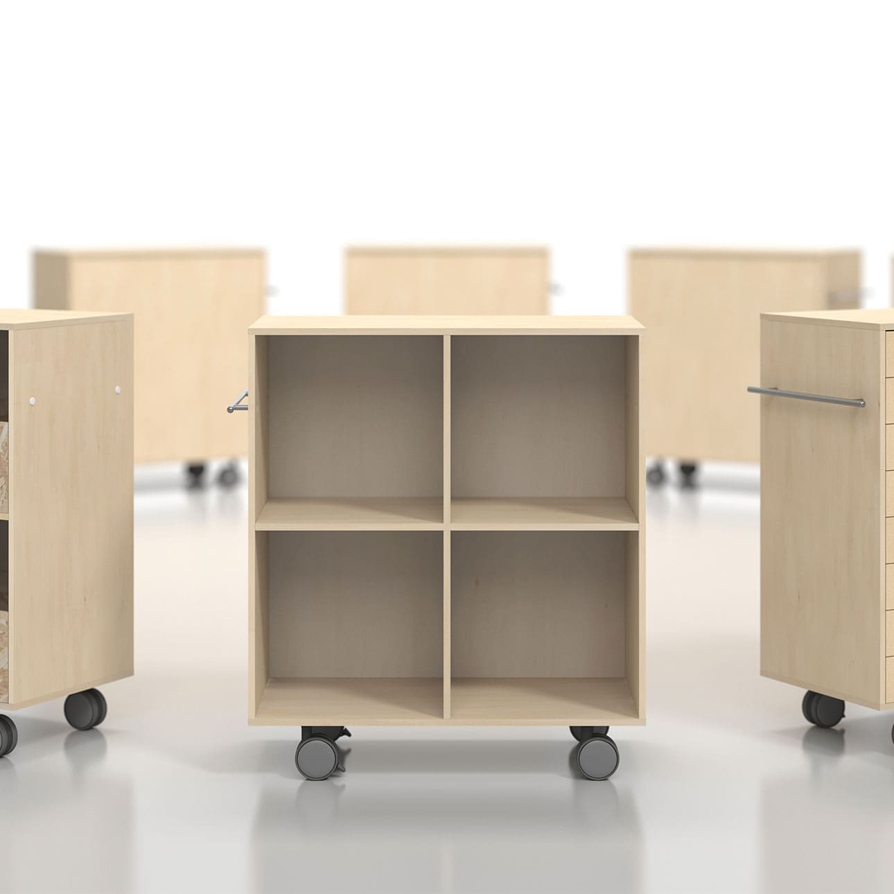 Storage Cart キャスター付き収納カート 標準タイプ LPレコード収納カート(本棚)