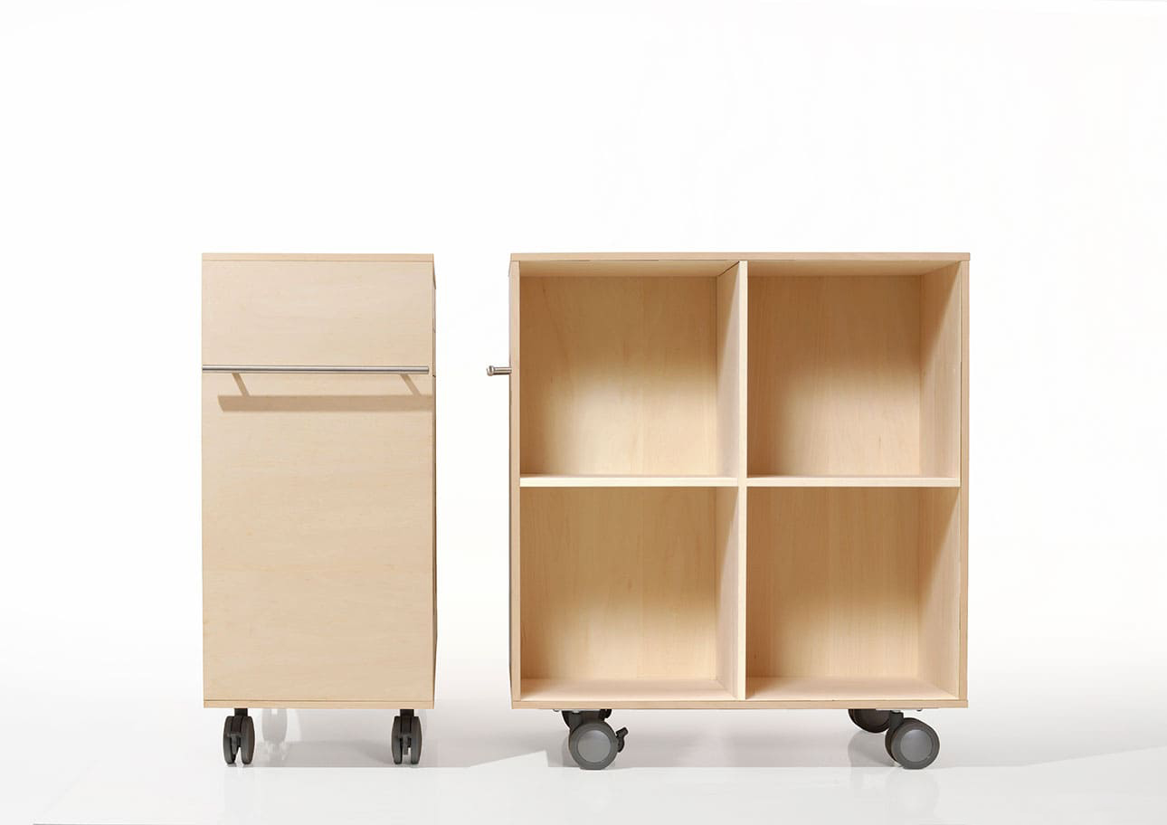 Storage Cart キャスター付き収納カート 標準タイプ LPレコード収納カート(本棚)