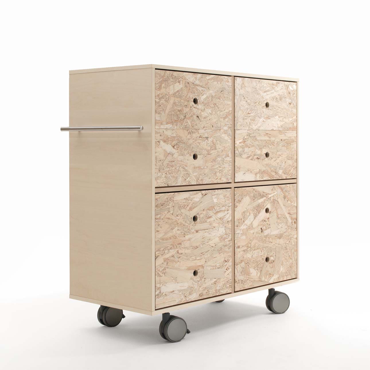 Storage Cart キャスター付き収納カート 標準タイプ 玩具箱 4段×2列