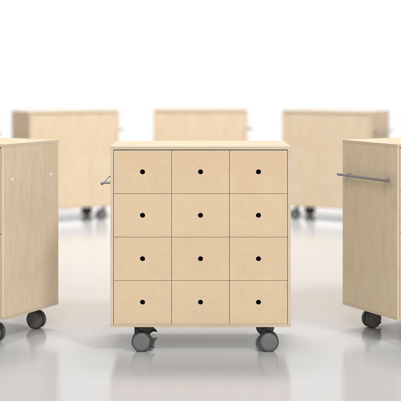 Storage Cart キャスター付き収納カート 標準タイプ DVD引き出し収納カート