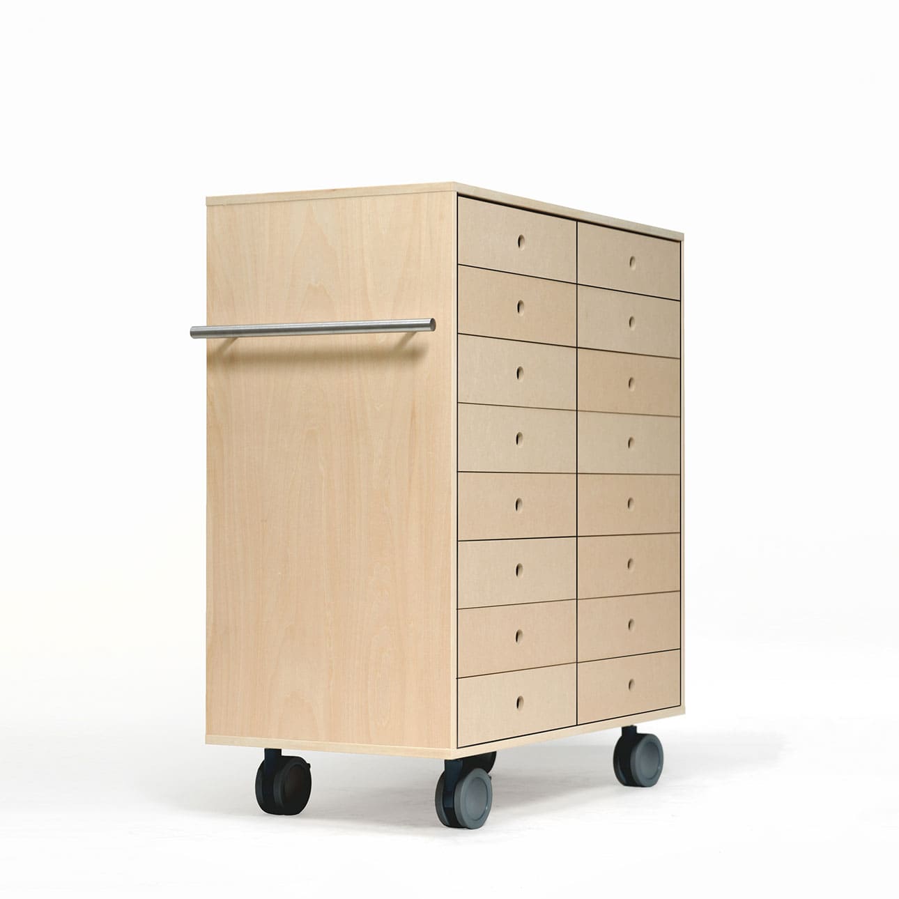 Storage Cart キャスター付き収納カート 標準タイプ A4書類引き出し収納カート 浅め