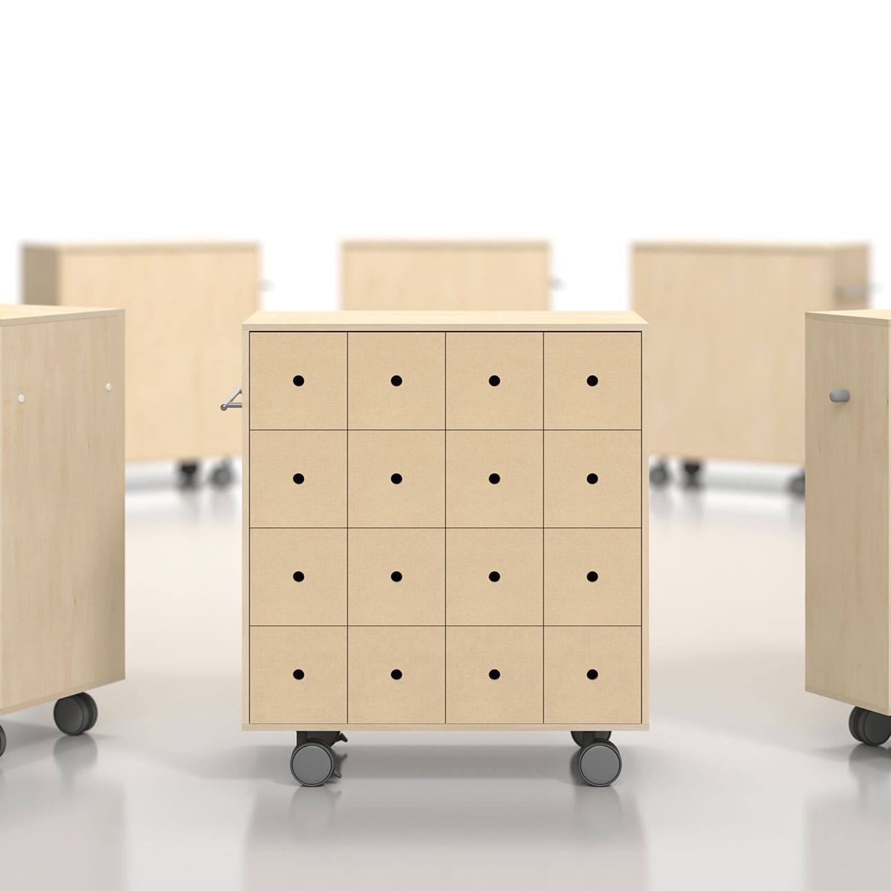 Storage Cart キャスター付き収納カート 標準タイプ CD引き出し収納カート