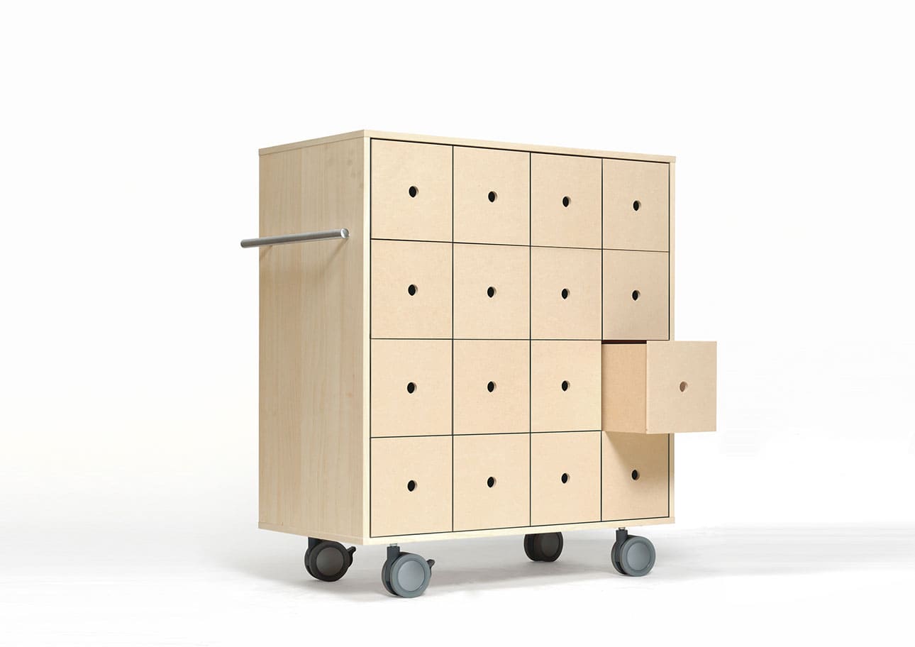 Storage Cart キャスター付き収納カート 標準タイプ CD引き出し収納カート