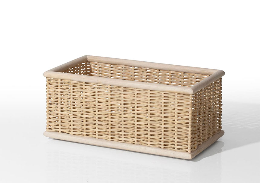 竹ひご(ラタン)収納ボックス